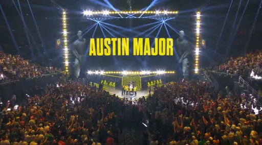 Поднятие трофея BLAST.tv Austin Major 2025