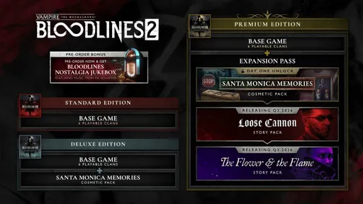 В базовой версии Vampire: The Masquerade – Bloodlines 2 будут доступны все кланы