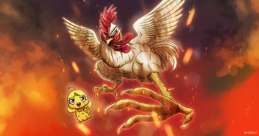 Боевой петух против кайдзю – вышел первый отрывок аниме Rooster Fighter