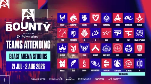 BLAST Bounty Summer 2026 по CS2: расписание, участники, сетка и трансляция турнира