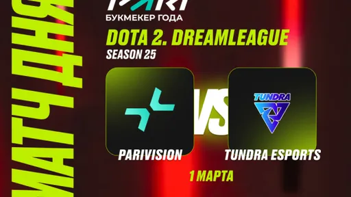 Клиенты PARI: Tundra победит PARIVISION в битве за выход в финал DreamLeague S25