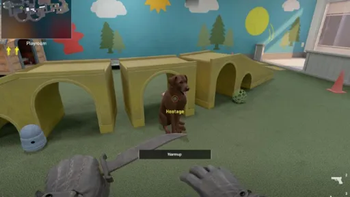 В CS2 появились собаки заложники на карте Shelter