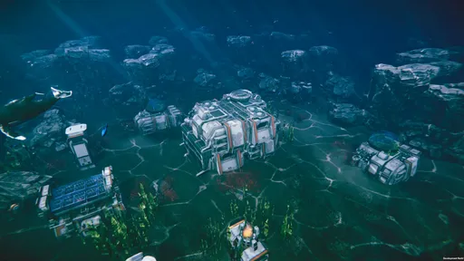 Подводный город из пепла в Seabed Settlers – новая стратегия выживания с элементами Frostpunk и Ceasar III