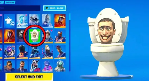 Слух: в Fortnite могут появиться персонажи из мема про «скибиди»
