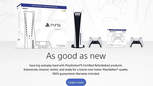Sony начнёт продавать восстановленные PlayStation 5