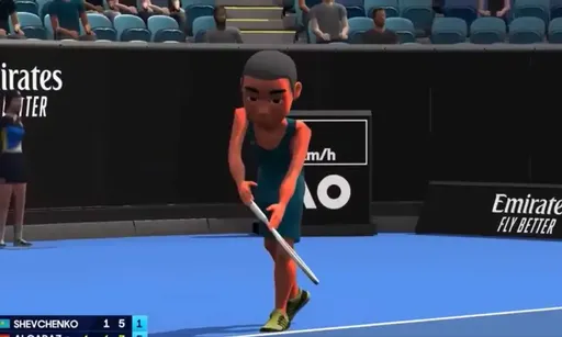 Australian Open представил необычную трансляцию матчей в стиле видеоигр