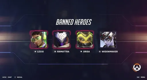 Новая система банов – Blizzard раскрыла механику соревновательного режима Overwatch 2