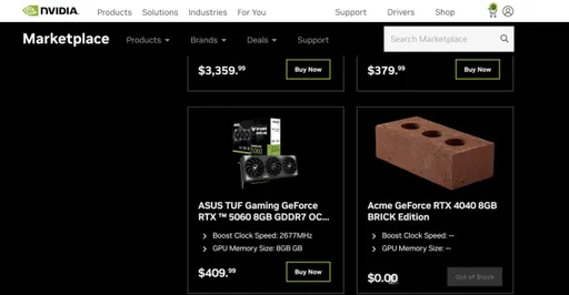 NVIDIA удивила геймеров – RTX 4040 оказалась настоящим кирпичом