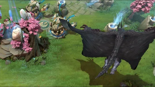 В Dota 2 появилась новая модель дракона из коллаборации с Monster Hunter