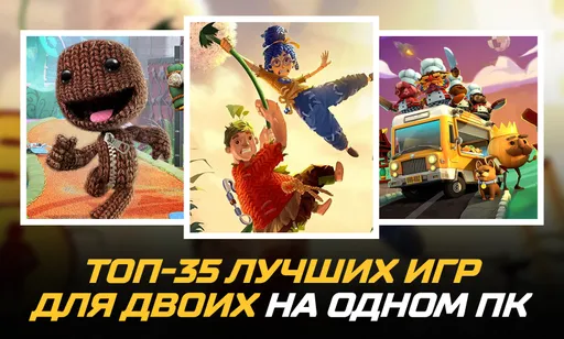 Топ-35 самых лучших игр для двоих на одном ПК