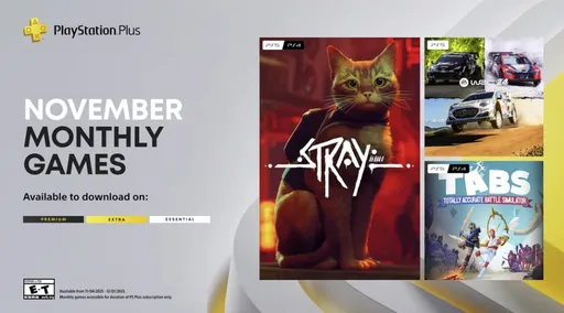 Stray, EA Sports WRC 24 и Totally Accurate Battle Simulator вошли в подборку PS Plus