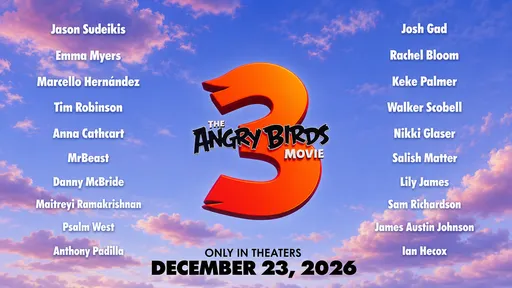 Появились первые официальные кадры мультфильма Angry Birds в кино 3
