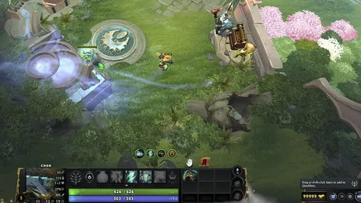 Chen может телепортировать своего курьера откуда угодно из-за бага в Dota 2