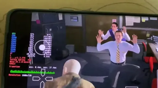 ПК-версия GTA V показала около сотни FPS на Android-смартфоне