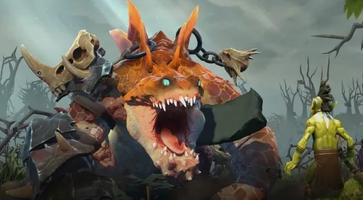 В Dota 2 обнаружили баг с Primal Beast и Tiny — он даёт обзор врагам