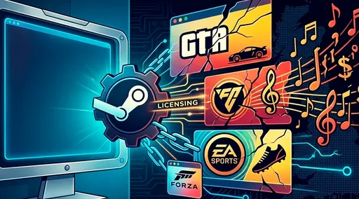 На Valve подали в суд из-за «незаконной передачи» музыки в GTA, EA FC и других играх Steam