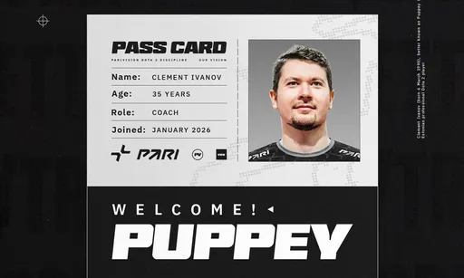 Puppey официально утверждён главным тренером PARIVISION по Dota 2