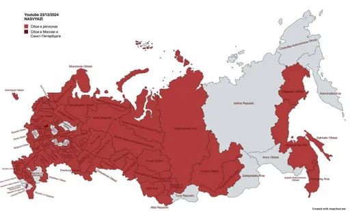 Трафик YouTube в России снизился до 8,9% в декабре