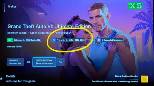 Слух: пользователи Xbox в Новой Зеландии получат GTA 6 раньше всех