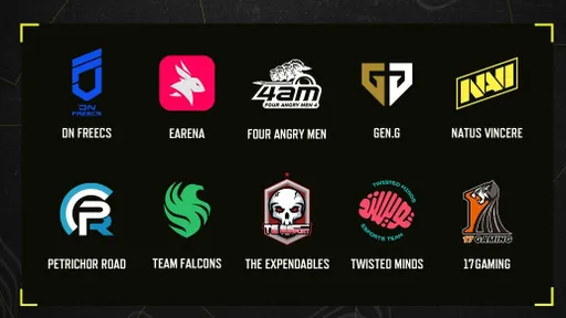 NaVi и Falcons вошли в список команд-партнёров PUBG Esports 2025
