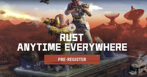 Анонсирован мобильный RUST – разработчики открыли предрегистрацию