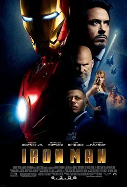 Постер фильма «Железный человек» (2008)