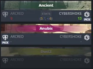 Матч ARCRED – CYBERSHOKE в плей-офф MPKBK CIS LAN Season 5 (HLTV)