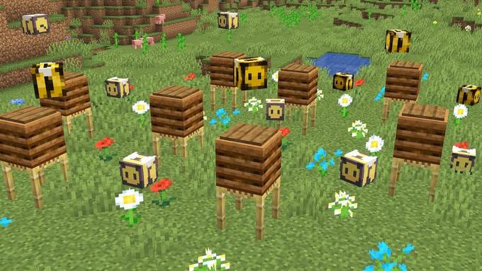 Как создать пасеку в Minecraft