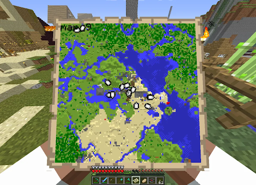 Как создать карту в Minecraft
