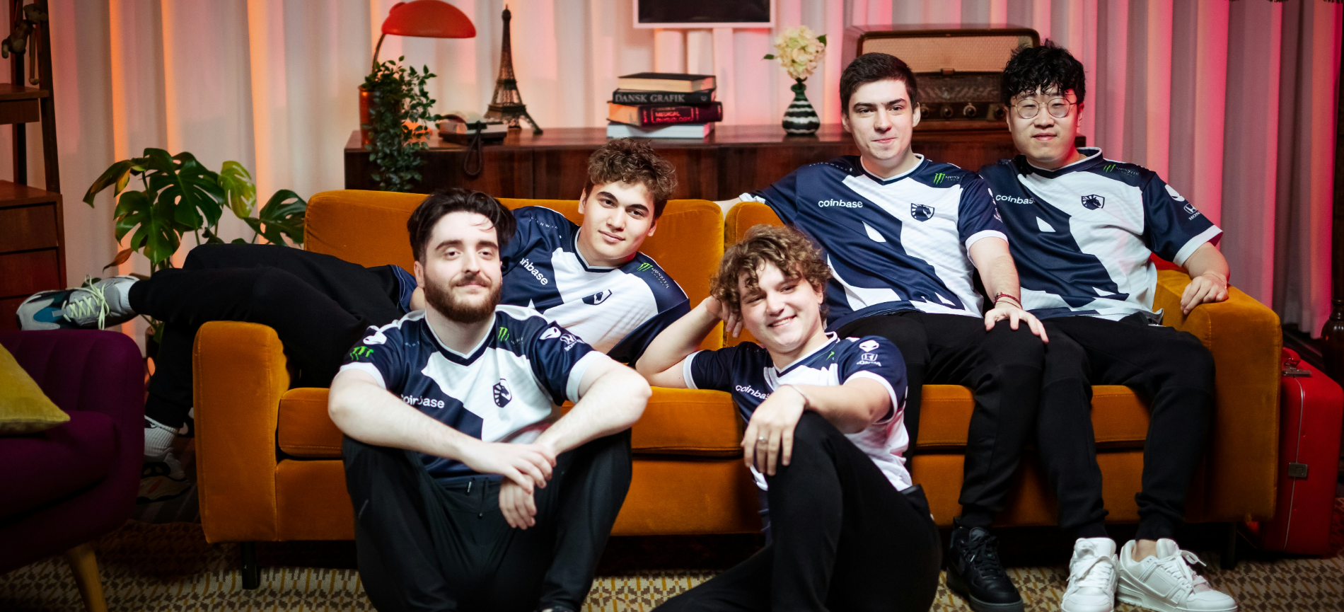 Состав Team Liquid в 2023 году слева направо: NAF, Patsi, YEKINDAR, Rainwaker, oSee