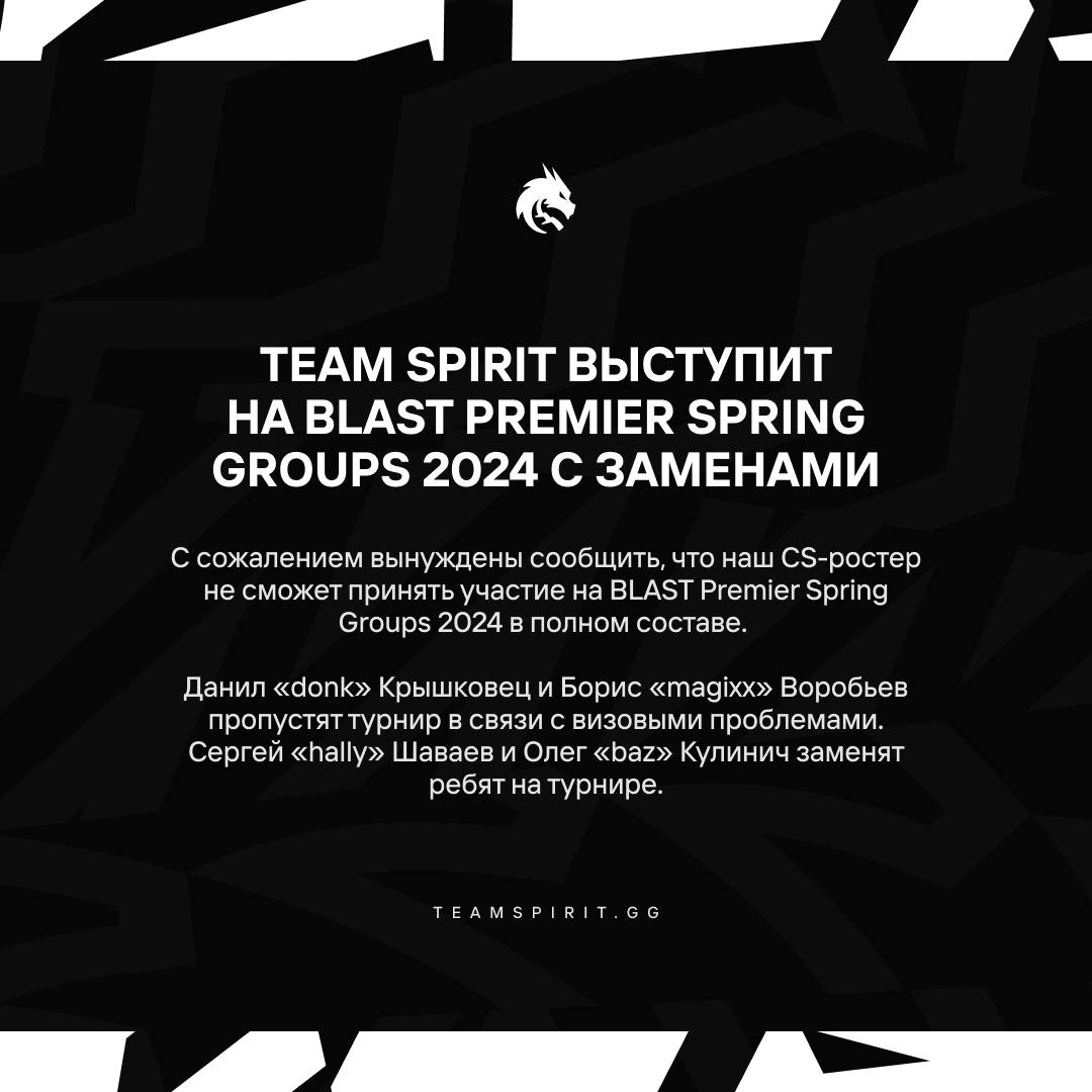 Анонс Team Spirit