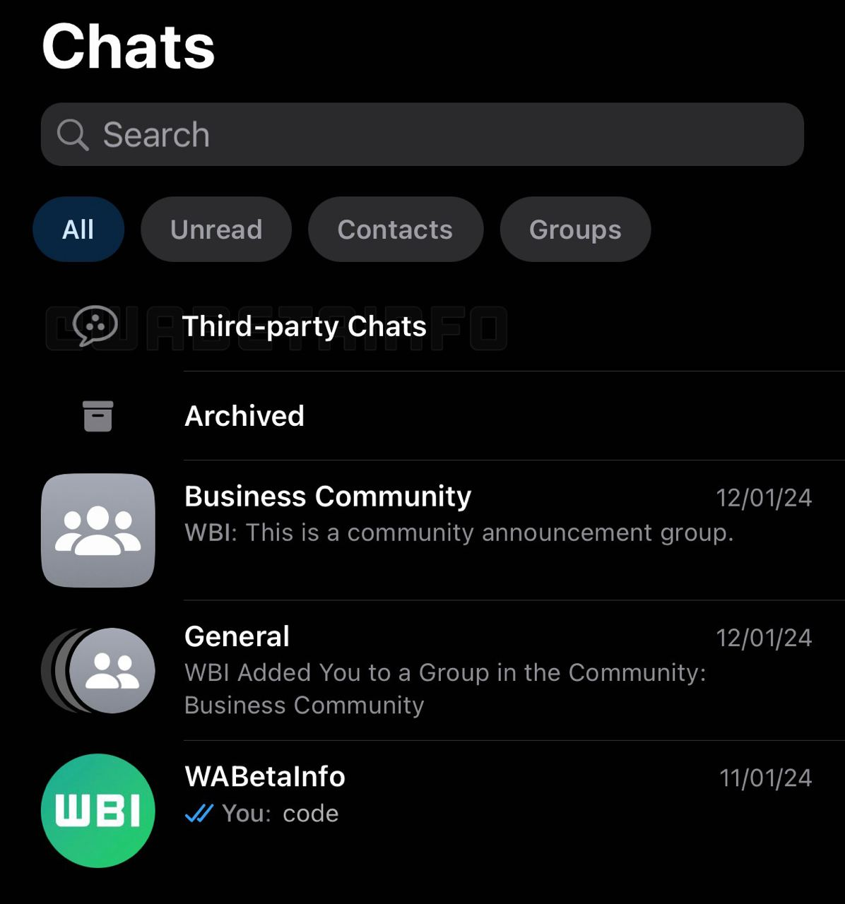 В WhatsApp* появится возможность получать сообщения из Telegram и других мессенджеров