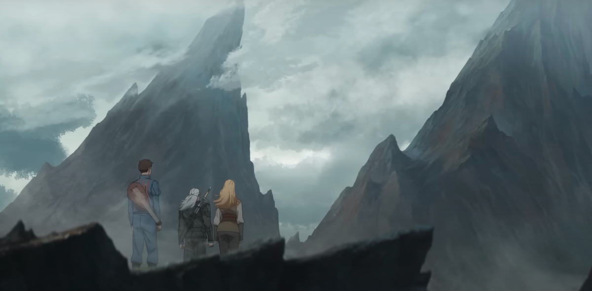 Кадр из аниме «Ведьмак: Сирены глубин»