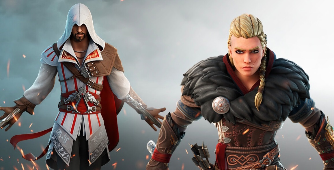 8 апреля в Fortnite появятся образы Эцио и Эйвор из Assassin's Creed