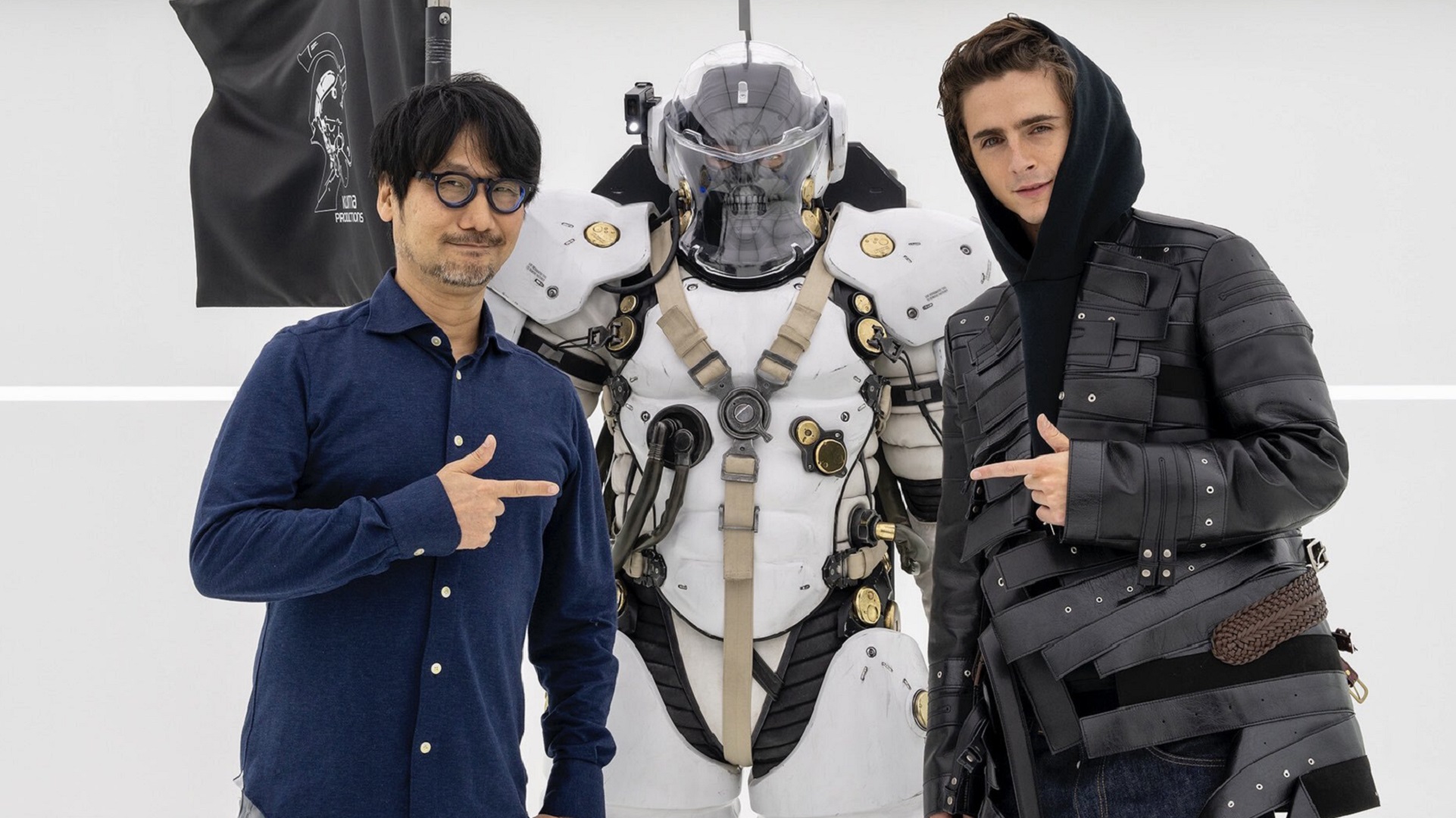 Тимоти Шаламе встретился с Хидэо Кодзимой в офисе Kojima Productions