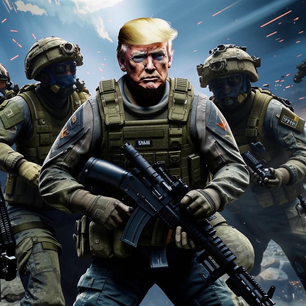 Трамп как герой Call of Duty