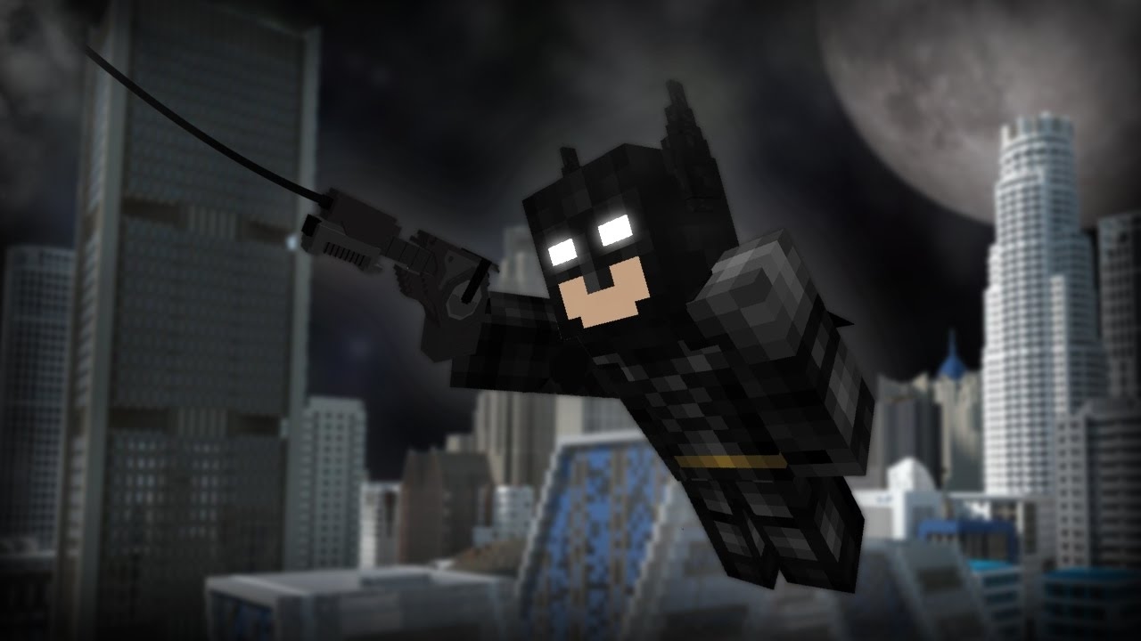 Разработчики Minecraft выпустят дополнение с Бэтменом
