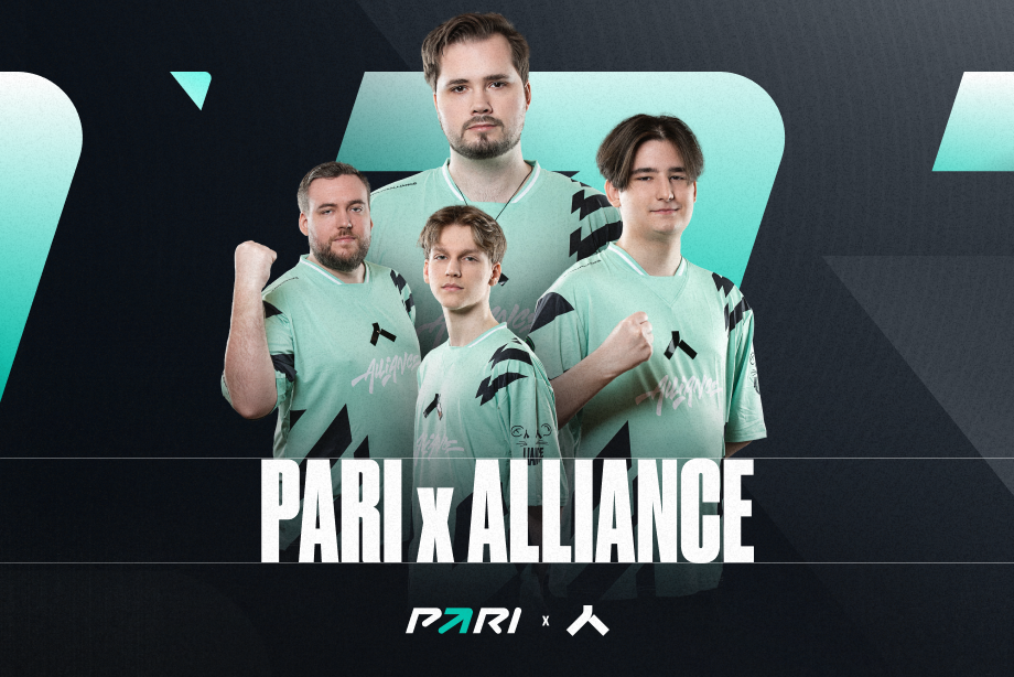 Баннер партнёрского соглашения PARI x Alliance