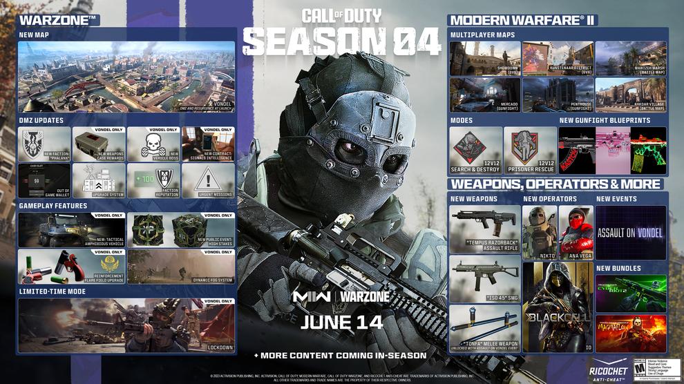 Activision добавила новые карты в Call of Duty: Modern Warfare II и Call of Duty: Warzone 2