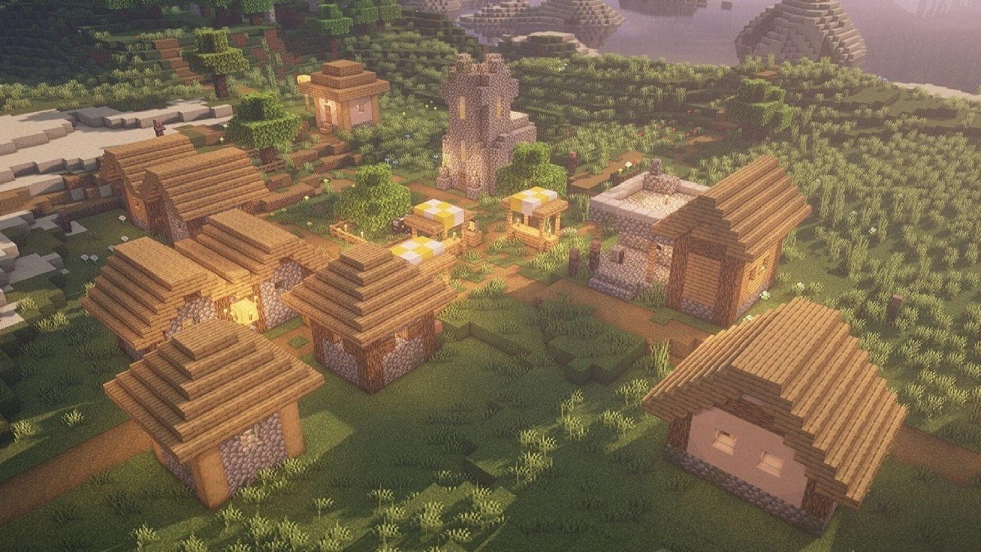 Как построить деревню в Майнкрафт до 1.14 версии