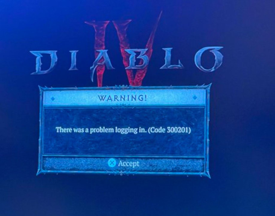 Ошибка Diablo IV