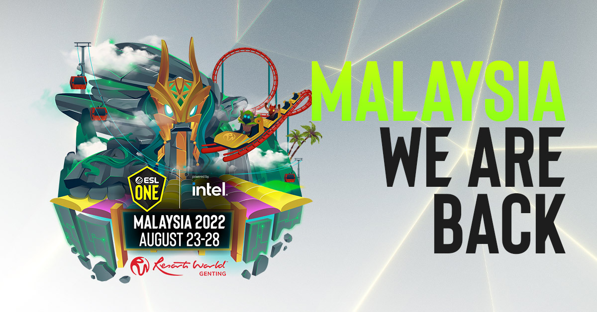 Где состоится турнир ESL One Malaysia Dota 2?