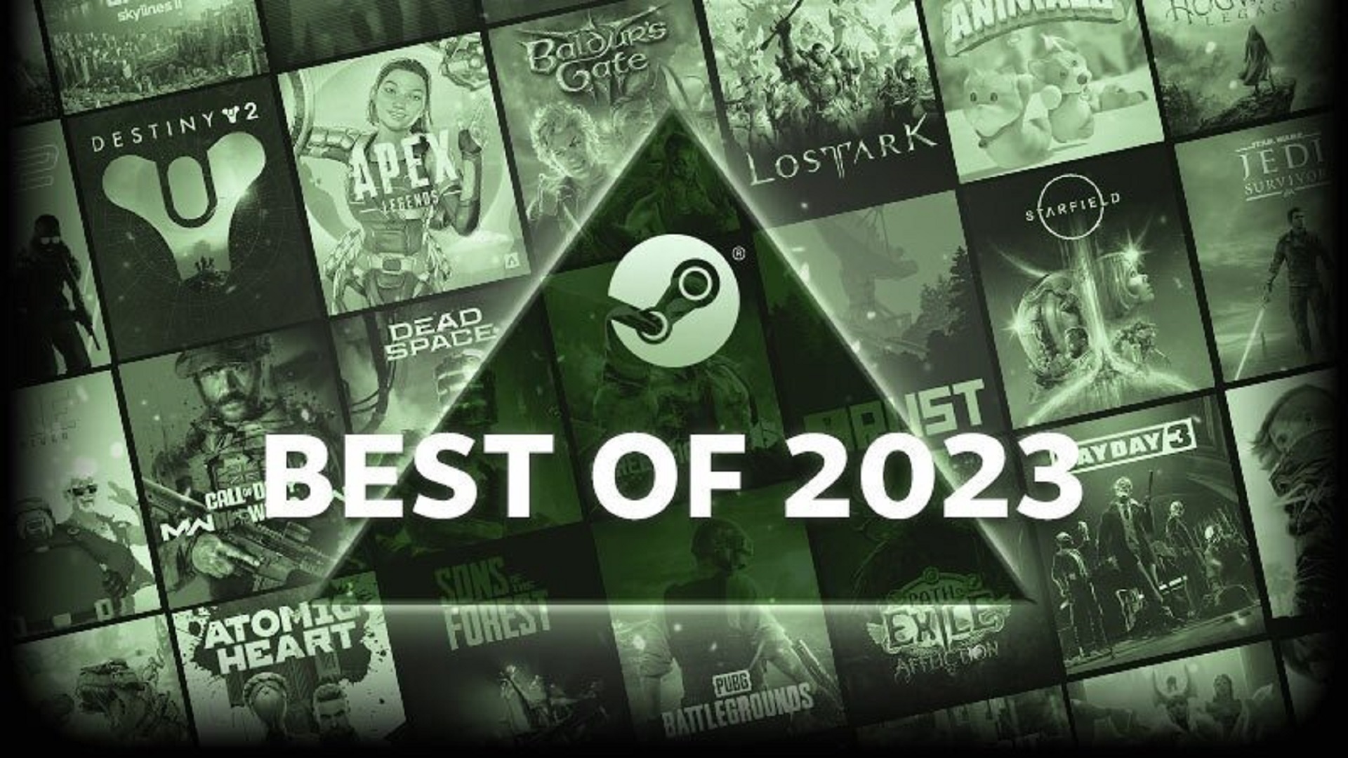 Baldur's Gate 3, Cyberpunk 2077, Dota 2 и CS2 стали самыми успешными играми в Steam за 2023 год