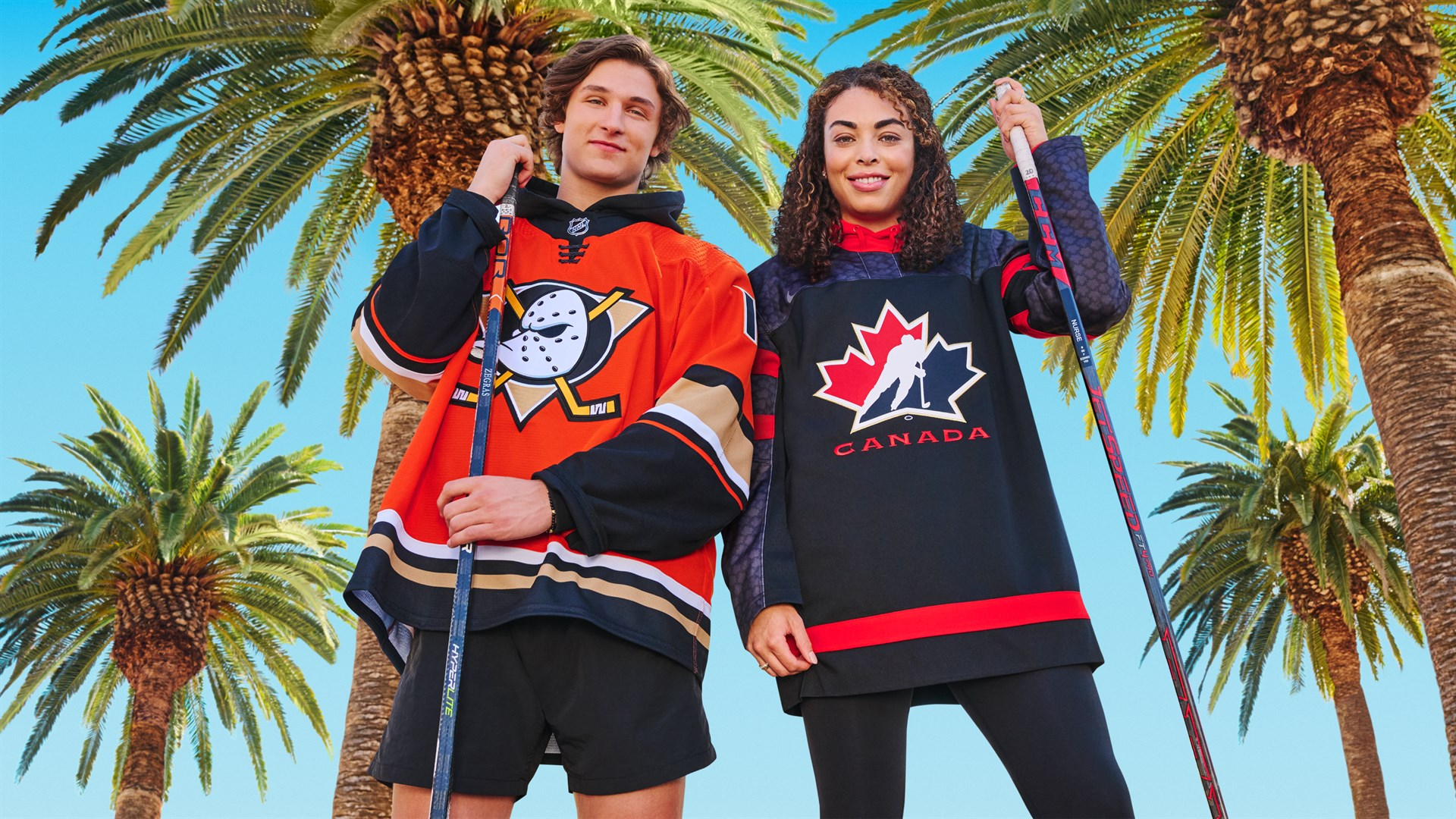 Сара Нерс и Тревор Зеграс на обложке NHL 23