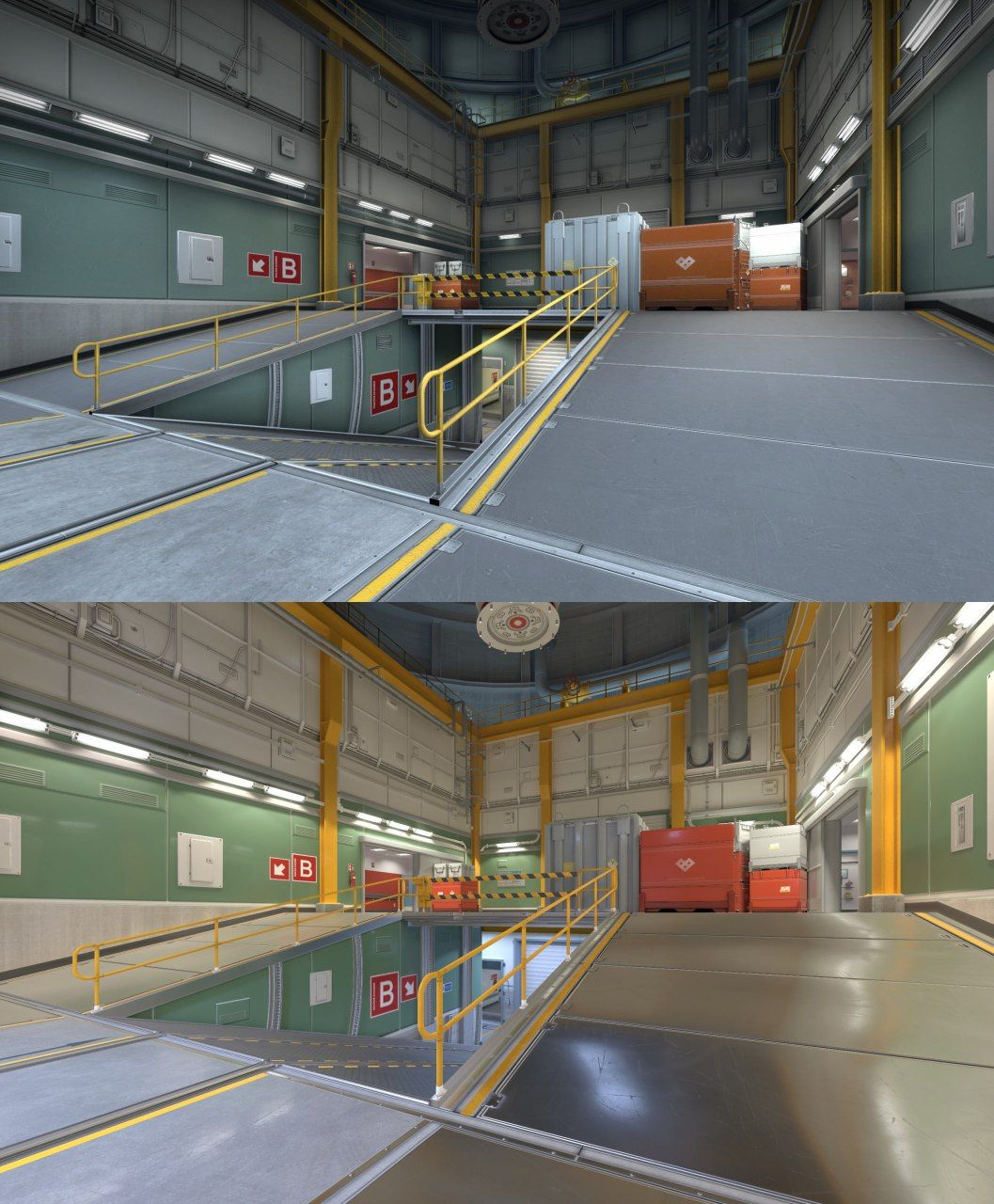 Comparison of maps in Counter-Strike 2 and CS:GO appeared on the network