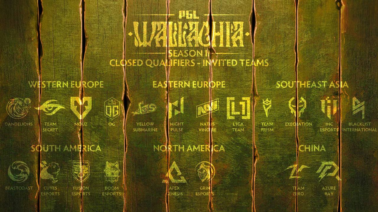 Участники закрытых отборочных к PGL Wallachia Season 2