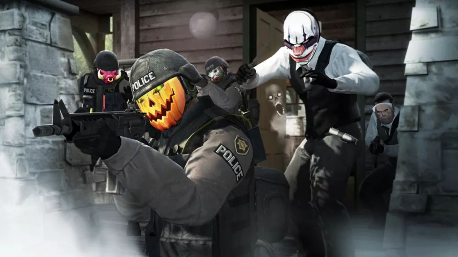 На мейджоре по CS:GO включён режим Хэллоуина — на картах лежат тыквы и конфеты