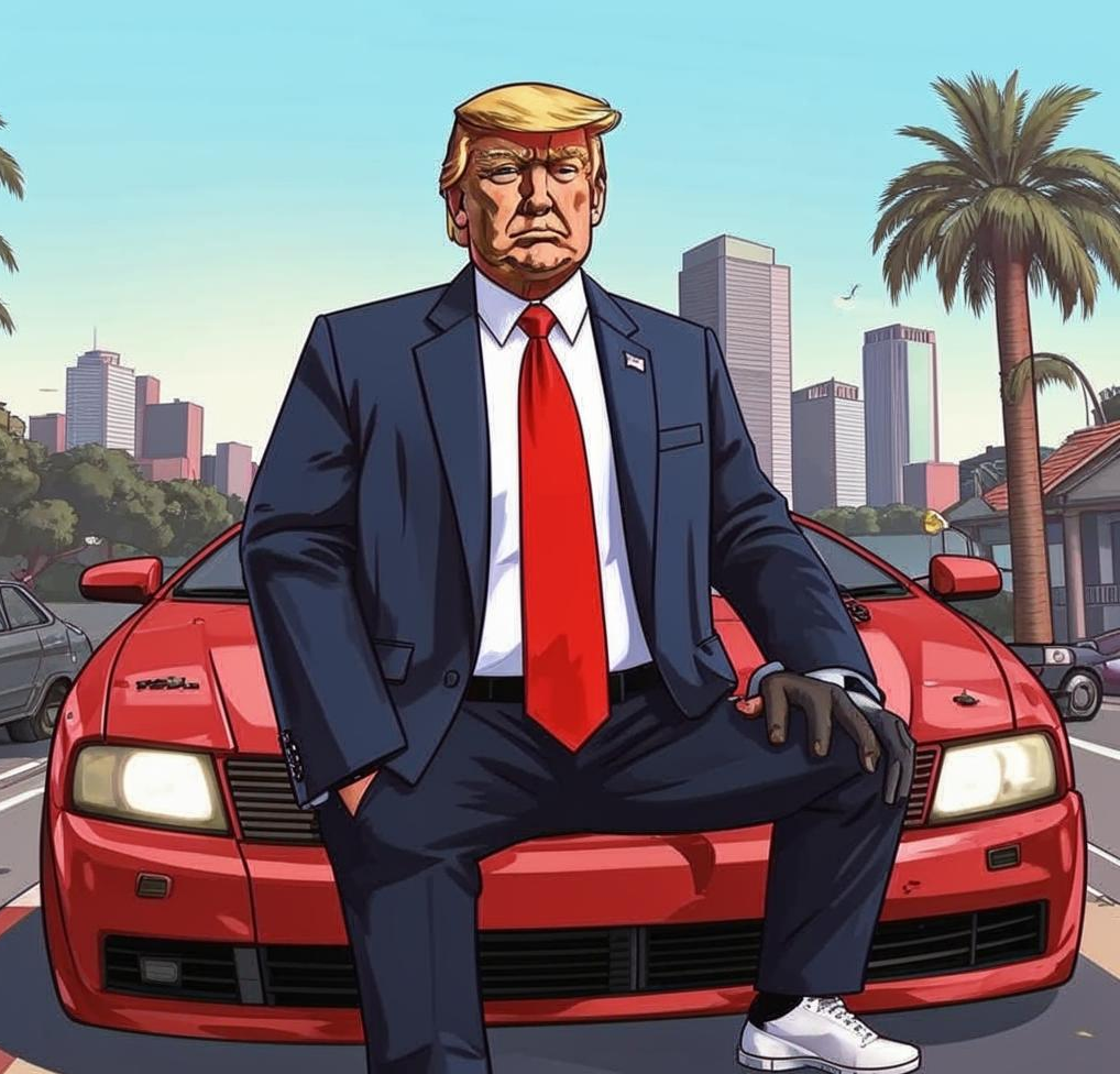 Дональд Трамп как герой GTA 5