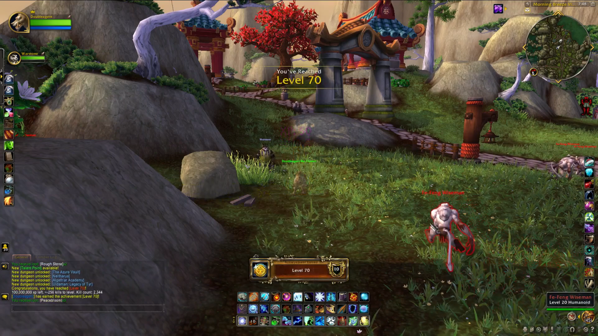 Нейтральный пандарен достиг 70 уровня в World of Warcraft: Dragonflight