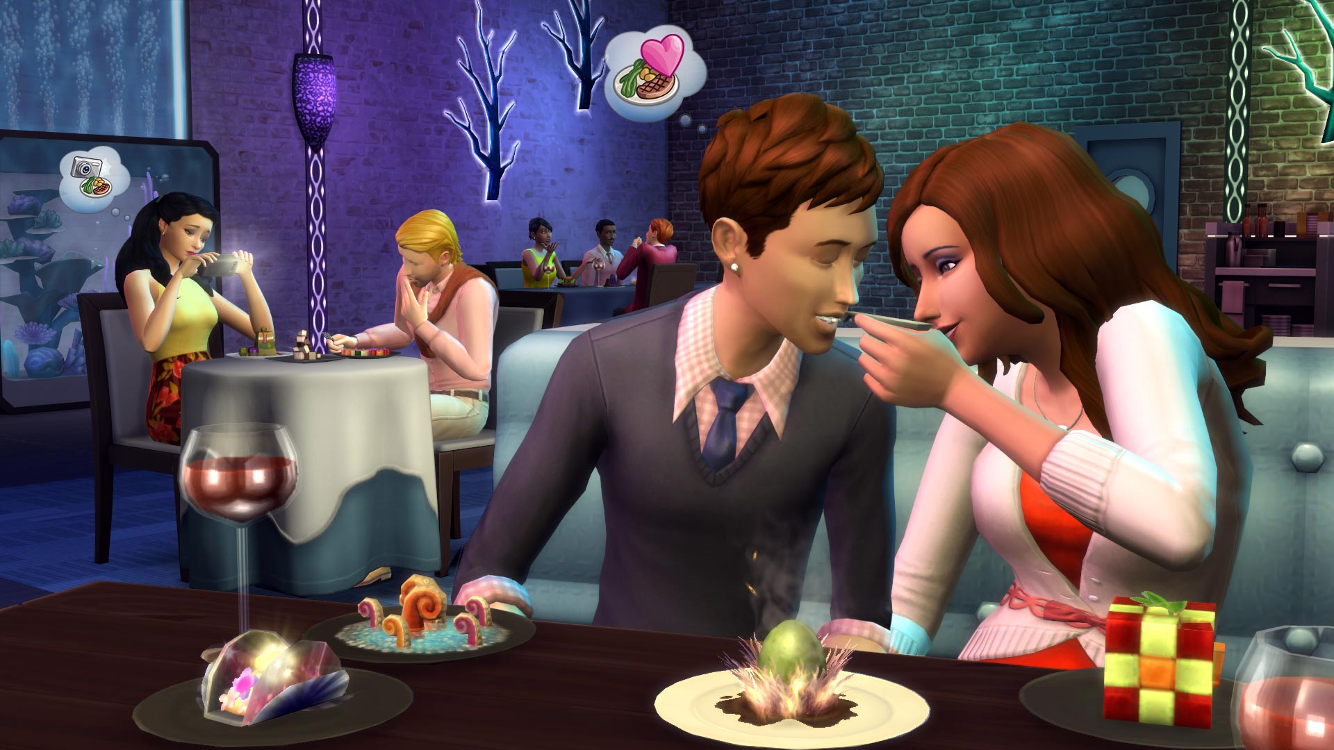 DLC «В ресторане» в Sims 4